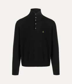 Knitwear And Sweatshirts|Vivienne Westwood Alex Turtleneck Jumper BLACK