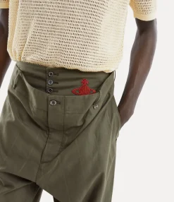 Trousers And Shorts|Vivienne Westwood Alien Trousers GREEN