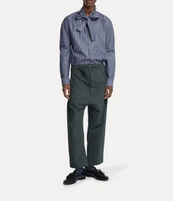 Trousers And Shorts|Vivienne Westwood Alien Trousers GREY STRIPES
