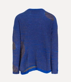 Knitwear And Sweatshirts|Knitwear|Vivienne Westwood All Nighter Jumper METALLIC BLUE