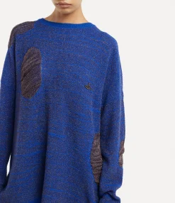 Knitwear And Sweatshirts|Knitwear|Vivienne Westwood All Nighter Jumper METALLIC BLUE