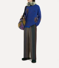 Knitwear And Sweatshirts|Knitwear|Vivienne Westwood All Nighter Jumper METALLIC BLUE