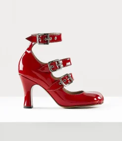 Sandals|Pumps|Vivienne Westwood Animal Toe Three-strap RED