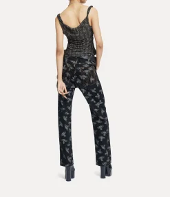 Tops And Shirts|Vivienne Westwood Anna Top BLACK SAFETY PINS