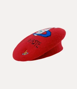 Other Accessories|Other Accessories|Vivienne Westwood Anti-Waste Beret RED