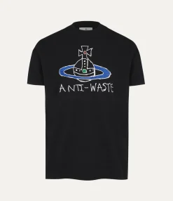 T-Shirts And Polos|Sweatshirts And T-Shirts|Vivienne Westwood Anti-Waste Classic T-shirt BLACK