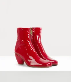 Boots|Vivienne Westwood Atom Ankle Boot RED