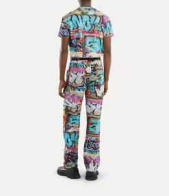 Trousers And Shorts|Trousers And Shorts|Vivienne Westwood Baggy Jeans GRAFFITI