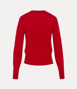 Knitwear|Vivienne Westwood Bea Cardigan RED