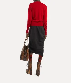 Knitwear|Vivienne Westwood Bea Cardigan RED
