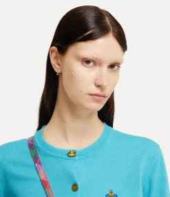 Knitwear|Vivienne Westwood Bea Cardigan TURQUOISE