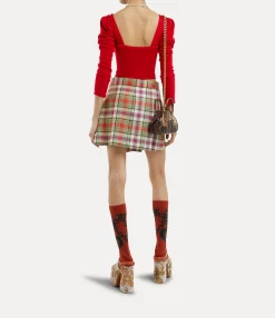 Knitwear|Vivienne Westwood Bea Corset Cardi RED