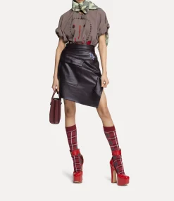 T-Shirts And Polos|Vivienne Westwood Beth Print Oversized T-shirt BROWN