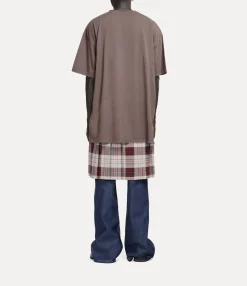 T-Shirts And Polos|Vivienne Westwood Beth Print Oversized T-shirt BROWN