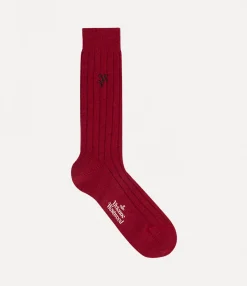 Socks|Socks And Tights|Vivienne Westwood Cashmere Socks RED