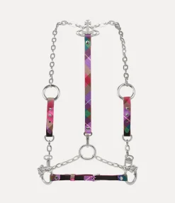 Belts And Harnesses|Belts And Harnesses|Vivienne Westwood Chain Harness CANDY TARTAN