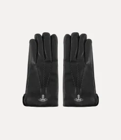 Other Accessories|Other Accessories|Vivienne Westwood Classic Gloves BLACK - SILVER HW