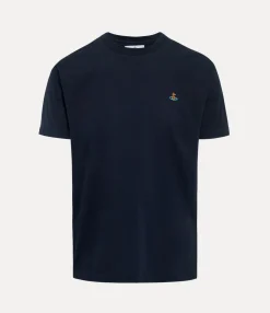T-Shirts And Polos|Sweatshirts And T-Shirts|Vivienne Westwood Classic T-Shirt Multicolour Orb NAVY