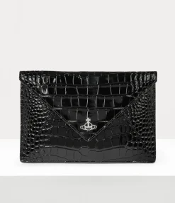 Clutches|Vivienne Westwood Crocodile Envelope Clutch