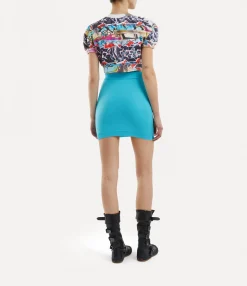 Sweatshirts And T-Shirts|Tops And Shirts|Vivienne Westwood Cropped Football T-shirt GRAFFITI