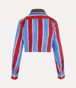 Tops And Shirts|Vivienne Westwood Cut Off Heart Shirt RED/BLUE