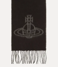 Scarves And Ponchos|Scarves And Ponchos|Vivienne Westwood Double Logo Scarf