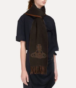 Scarves And Ponchos|Scarves And Ponchos|Vivienne Westwood Double Logo Scarf