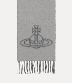 Scarves And Ponchos|Scarves And Ponchos|Vivienne Westwood Double Logo Scarf