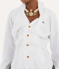 Tops And Shirts|Vivienne Westwood Drunken Shirt WHITE