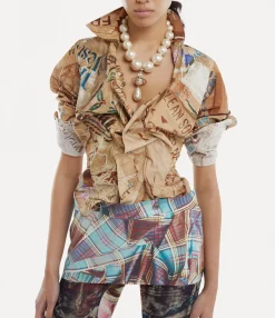 Tops And Shirts|Vivienne Westwood Drunken Shirt TRASH