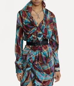 Tops And Shirts|Vivienne Westwood Drunken Shirt MULTI TARTAN