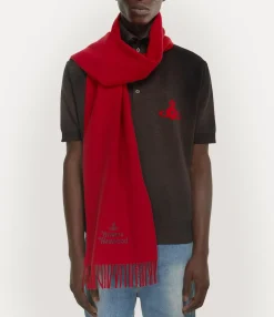 Scarves And Ponchos|Scarves And Ponchos|Vivienne Westwood Embroidered Scarf