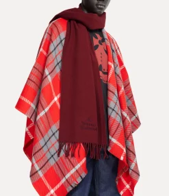 Scarves And Ponchos|Scarves And Ponchos|Vivienne Westwood Embroidered Scarf