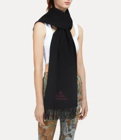 Scarves And Ponchos|Scarves And Ponchos|Vivienne Westwood Embroidered Scarf