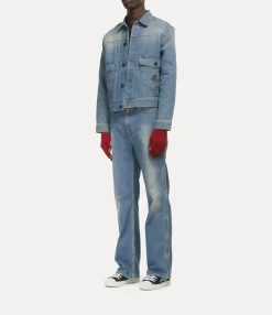 Other Accessories|Other Accessories|Vivienne Westwood Fingerless Long Gloves RED