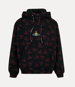 Knitwear And Sweatshirts|Sweatshirts And T-Shirts|Vivienne Westwood Fresh Hoodie BLACK/RED