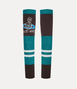 Other Accessories|Vivienne Westwood Frogging Arm Warmers CACAO/TEAL