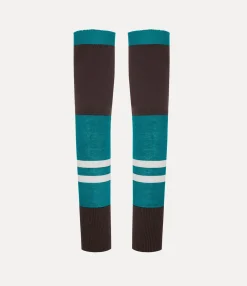 Other Accessories|Vivienne Westwood Frogging Arm Warmers CACAO/TEAL