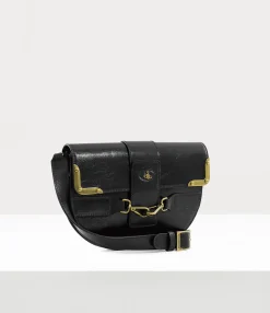 Crossbody Bags|Vivienne Westwood Gigi Medium Horsebit Saddle Bag