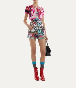 Knitwear|Vivienne Westwood Cropped Cardi GRAFFITI