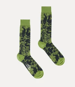 Socks|Socks And Tights|Vivienne Westwood Graffiti Sock MINT