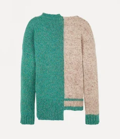 Knitwear And Sweatshirts|Sweatshirts And T-Shirts|Vivienne Westwood Half & Half Jumper MULTI