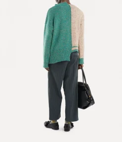 Knitwear And Sweatshirts|Sweatshirts And T-Shirts|Vivienne Westwood Half & Half Jumper MULTI