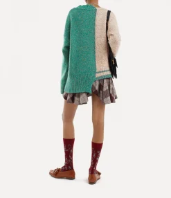 Knitwear And Sweatshirts|Sweatshirts And T-Shirts|Vivienne Westwood Half & Half Jumper MULTI