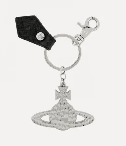 Keyrings|Keyrings|Vivienne Westwood Hammered Orb Silver