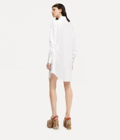 Dresses|Vivienne Westwood Heart Shirt Dress WHITE