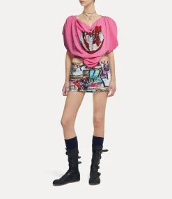 Tops And Shirts|Vivienne Westwood Heart World Heart Top PINK
