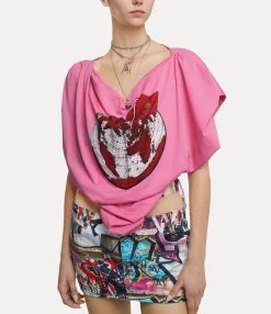 Tops And Shirts|Vivienne Westwood Heart World Heart Top PINK