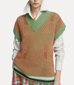 Knitwear And Sweatshirts|Vivienne Westwood Highlander Vest MULTI