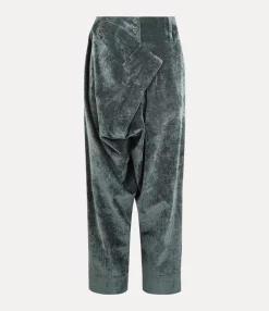 Trousers And Shorts|Trousers And Shorts|Vivienne Westwood Inferno Trousers STEEL GREEN